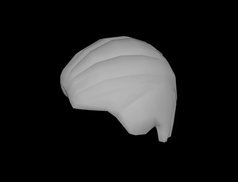 Mô hình tóc Minifig tương thích Lego (kiểu chải ngược) - Image 1