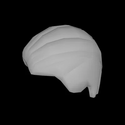 Mô hình tóc Minifig tương thích Lego (kiểu chải ngược)