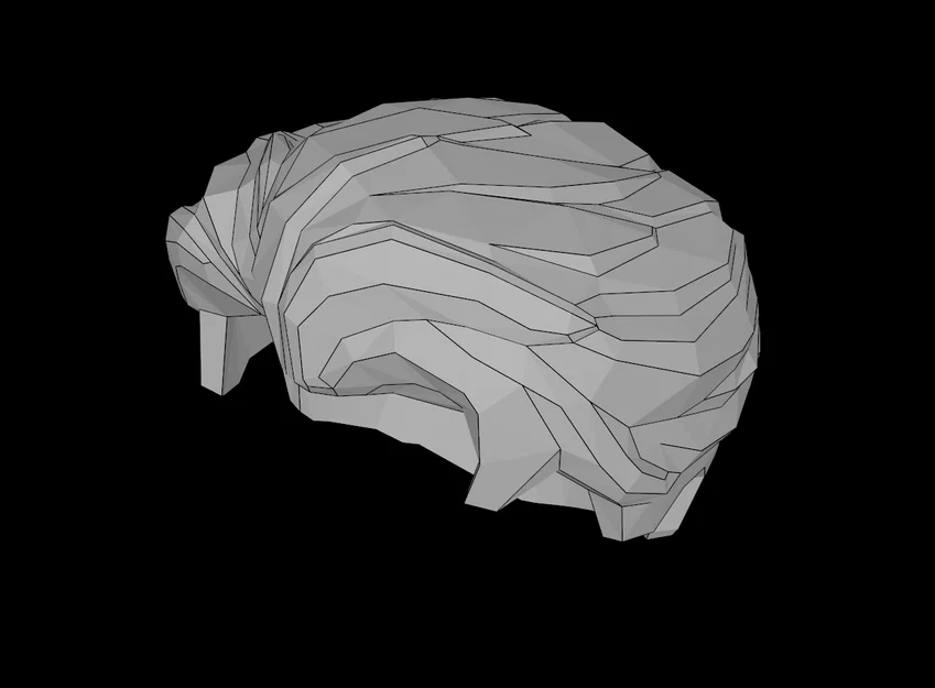 Mẫu tóc minifig vuốt ngược tương thích Lego - Phụ kiện 3D độc đáo - Image 1