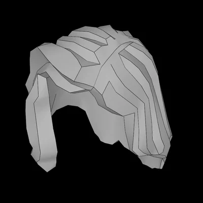 Mẫu tóc dài cho Minifig tương thích Lego in 3D