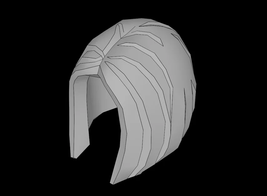 Tóc giả kiểu Bob rẽ ngôi giữa cho nhân vật Minifig tương thích LEGO - Image 1