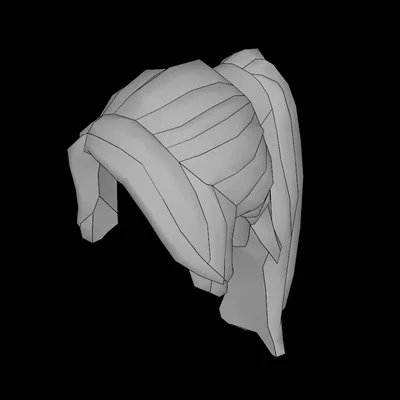 Mô hình tóc đuôi ngựa mái dài cho minifig tương thích Lego