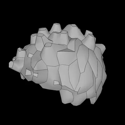 Mô hình tóc gai nhọn 3D tương thích minifig Lego cực đẹp