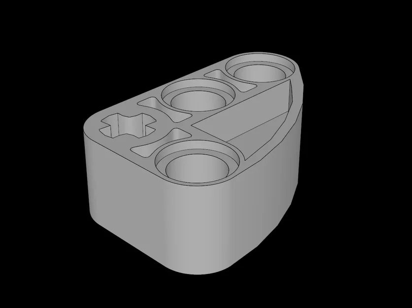 Tay đòn Technic 2x3 hình cung tương thích Lego (Lego Compatible) - Image 1