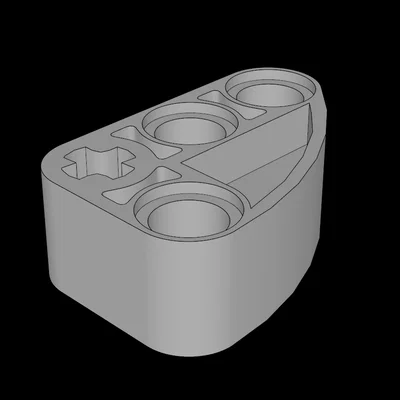Tay đòn Technic 2x3 hình cung tương thích Lego (Lego Compatible)