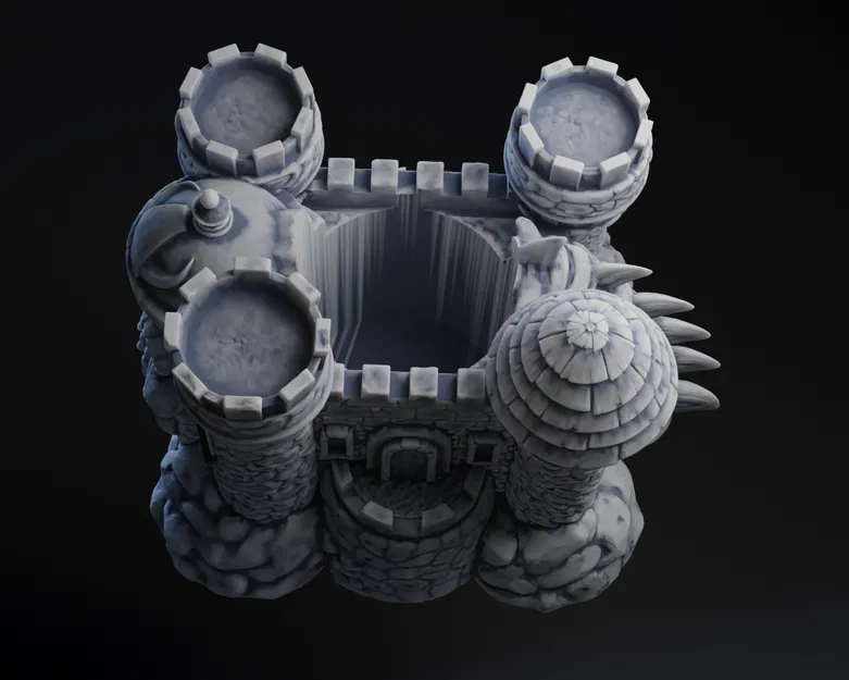 Chậu cây trang trí Castle Greyskull mô hình Masters of the Universe - Image 2