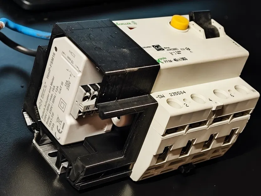 DIN-Rail Adapter cho bộ điều khiển âm tường Homematic IP (HMIP-FSM/FROLL/FBL...) - Image 1