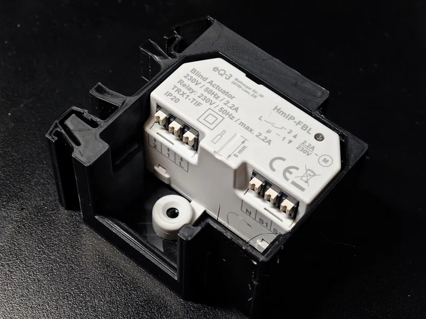 DIN-Rail Adapter cho bộ điều khiển âm tường Homematic IP (HMIP-FSM/FROLL/FBL...) - Image 5