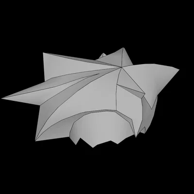 Mẫu in 3D tóc dựng nhọn cho nhân vật minifig tương thích Lego