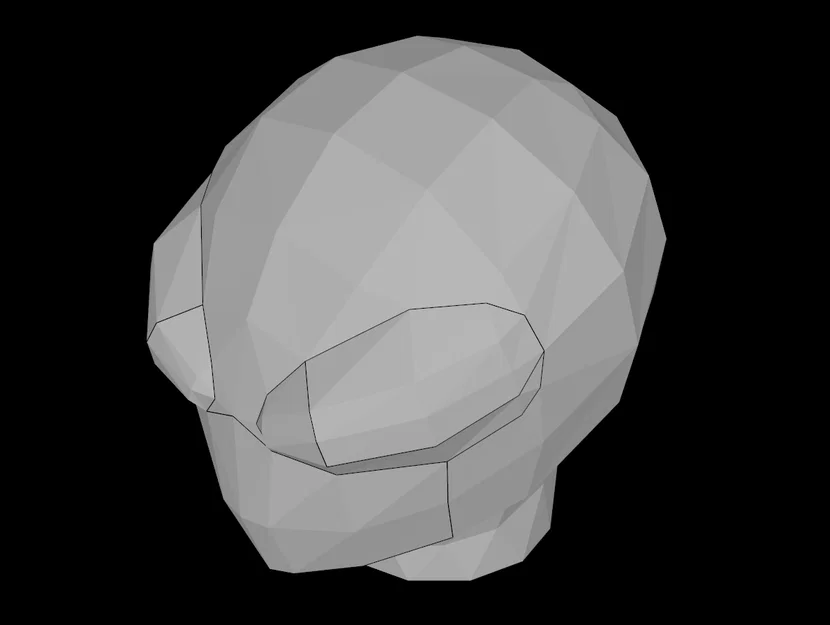 Mô hình đầu Alien tương thích Lego (in 3D dễ dàng) - Image 1