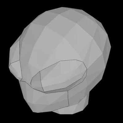 Mô hình đầu Alien tương thích Lego (in 3D dễ dàng)