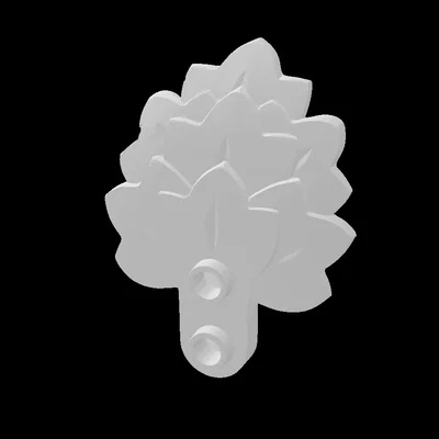 Mô hình lá cây tương thích Lego (Plant Plate) - File in 3D chi tiết