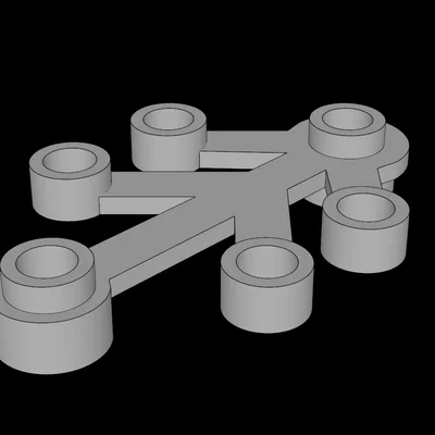 Lá cây trang trí tương thích Lego 2423.dat (Mô hình 3D in tại nhà)