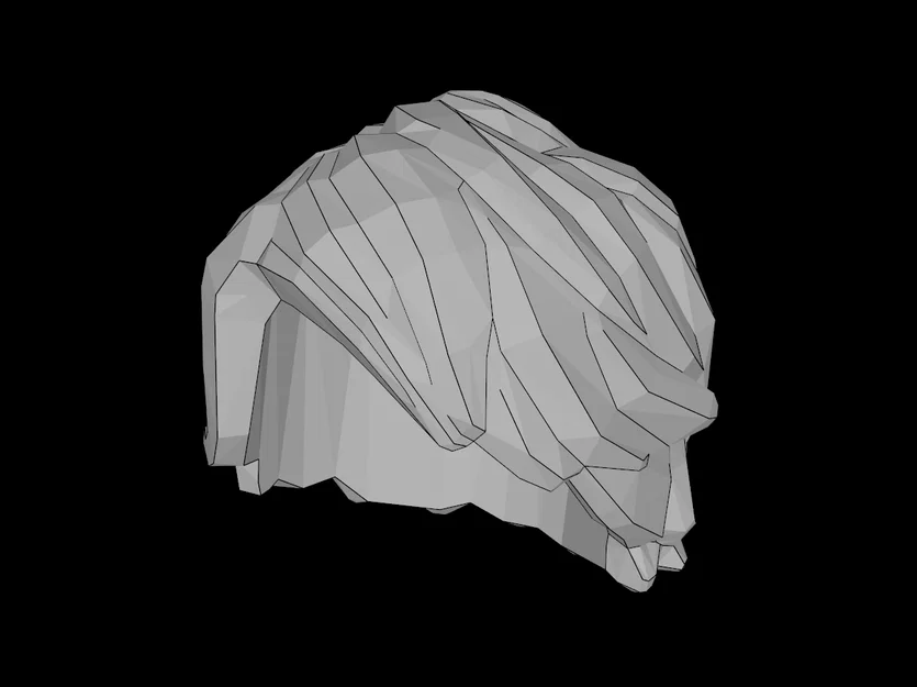 Mẫu Tóc 3D Tương Thích Với Lego - Phong Cách Lãng Tử Hiện Đại - Image 1