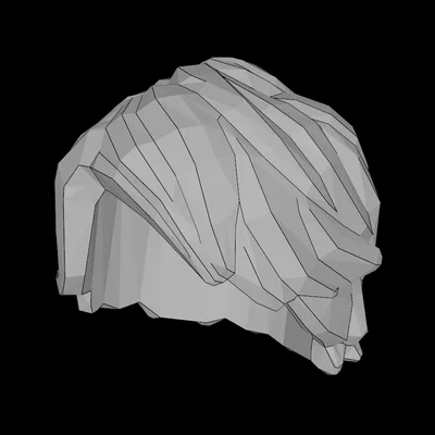 Mẫu Tóc 3D Tương Thích Với Lego - Phong Cách Lãng Tử Hiện Đại