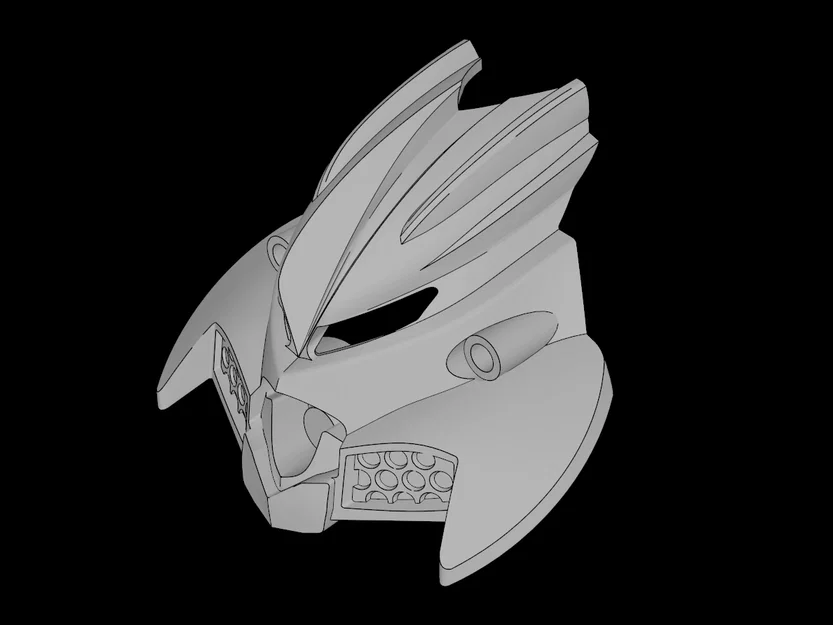 Mặt nạ Bionicle Olmak tương thích Lego độc đáo - In 3D cực chất - Image 1