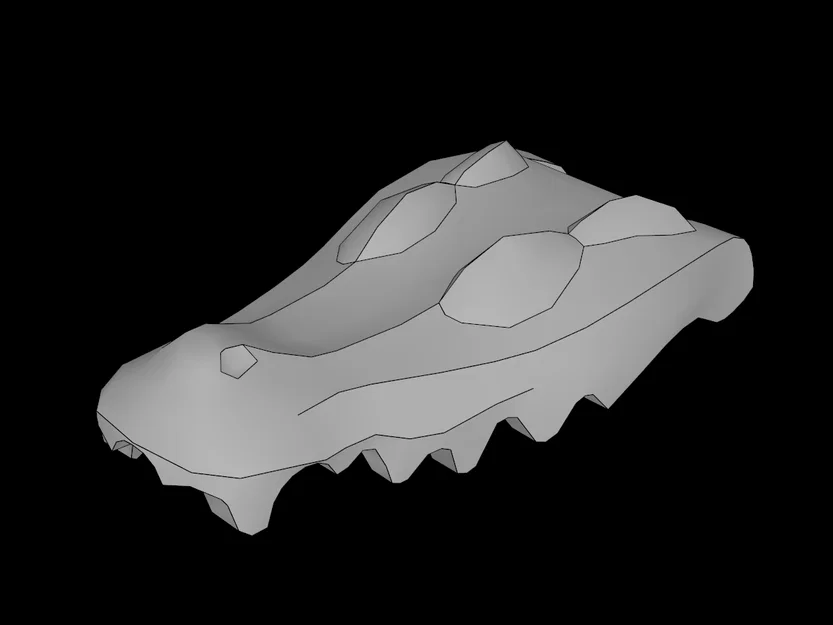 Mô hình đầu cá sấu in 3D tương thích với Lego cực độc đáo - Image 1