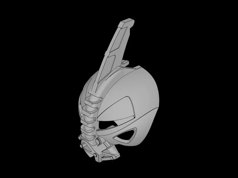 Mặt nạ Bionicle Rode in 3D tương thích với hệ thống lắp ráp Lego - Image 1