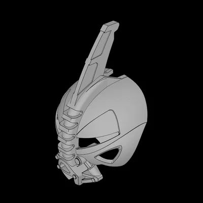 Mặt nạ Bionicle Rode in 3D tương thích với hệ thống lắp ráp Lego