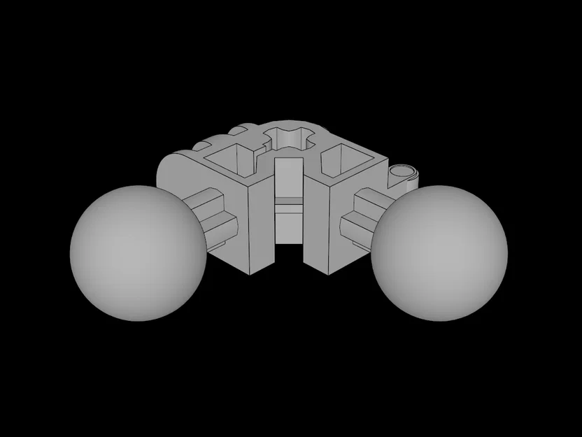 Khớp nối Technic Bionicle 3x3 (Tương thích Lego) - File In 3D - Image 1
