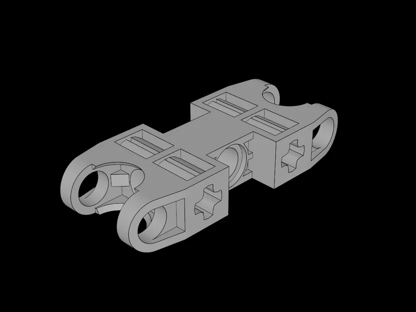 Khớp nối Lego Technic 2x5 với ổ bi - File in 3D chất lượng cao - Image 1