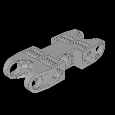 Khớp nối Lego Technic 2x5 với ổ bi - File in 3D chất lượng cao