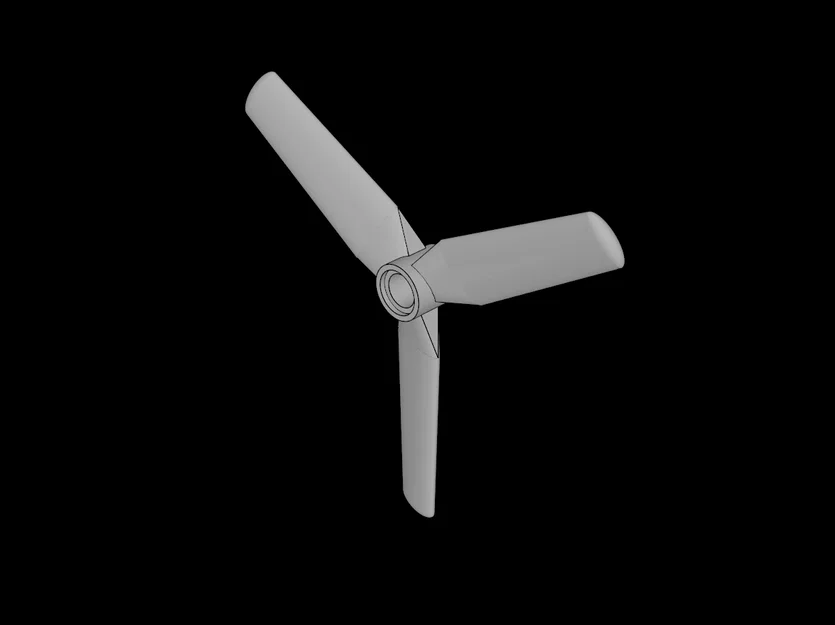 Mô hình cánh quạt 3 cánh tương thích Lego Technic 3D - Image 1