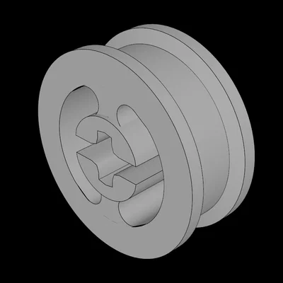 Mâm bánh xe 3D tương thích LEGO 8 x 17.5 (Lỗ trục tiêu chuẩn)