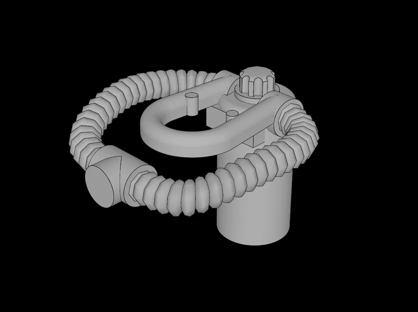 Mô hình bình dưỡng khí thợ lặn in 3D tương thích với Lego - Image 1