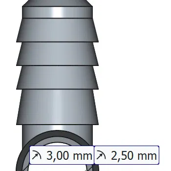 Khớp nối ống chữ T (T-Piece) dùng cho máy in 3D - Thiết kế tối ưu