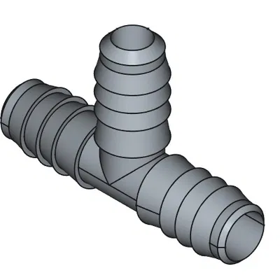 Khớp nối ống chữ T (T-Piece) dùng cho máy in 3D - Thiết kế tối ưu