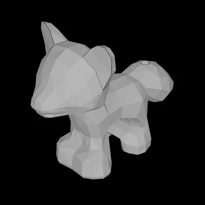 Mô hình Cáo nhỏ in 3D tương thích hệ thống Lego Friends và Elves