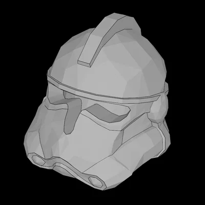 Mũ bảo hiểm Clone Trooper Phase II in 3D tương thích LEGO