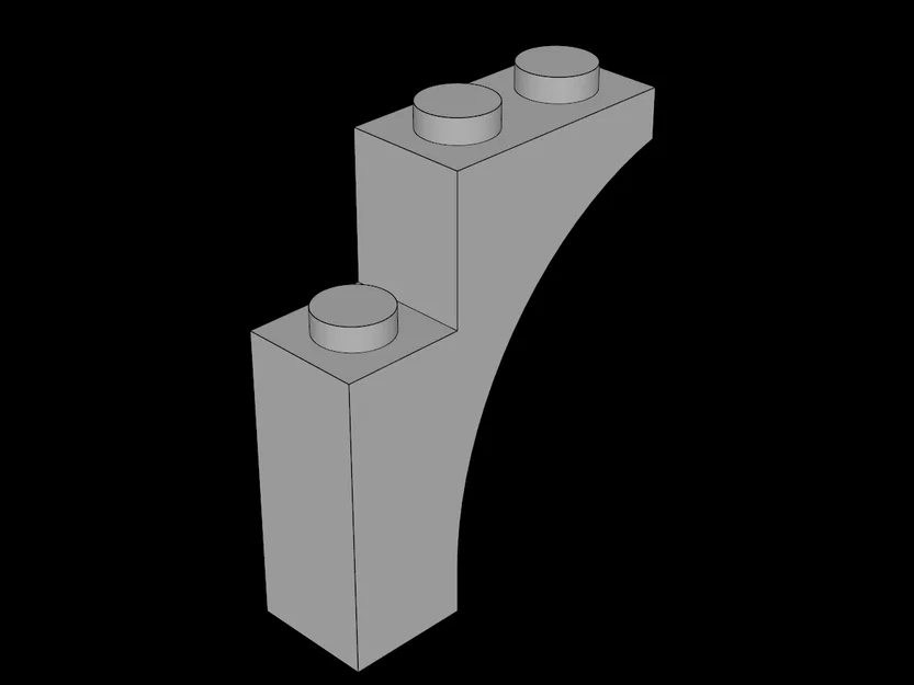 Mô hình vòm cong 1x3x3 tương thích với Lego chất lượng cao - Image 1