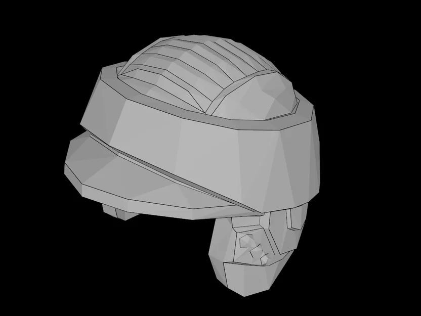 Mũ bảo hiểm SW Rebel Commando in 3D tương thích với Lego - Image 1