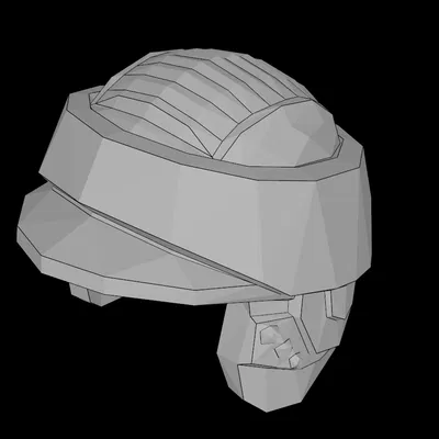 Mũ bảo hiểm SW Rebel Commando in 3D tương thích với Lego