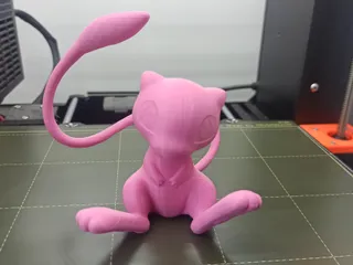 Mô hình Mew Low Poly 3D - Dễ thương và độc đáo - Image 1