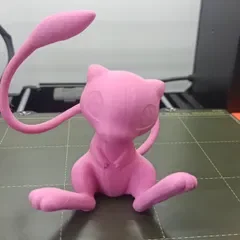 Mô hình Mew Low Poly 3D - Dễ thương và độc đáo