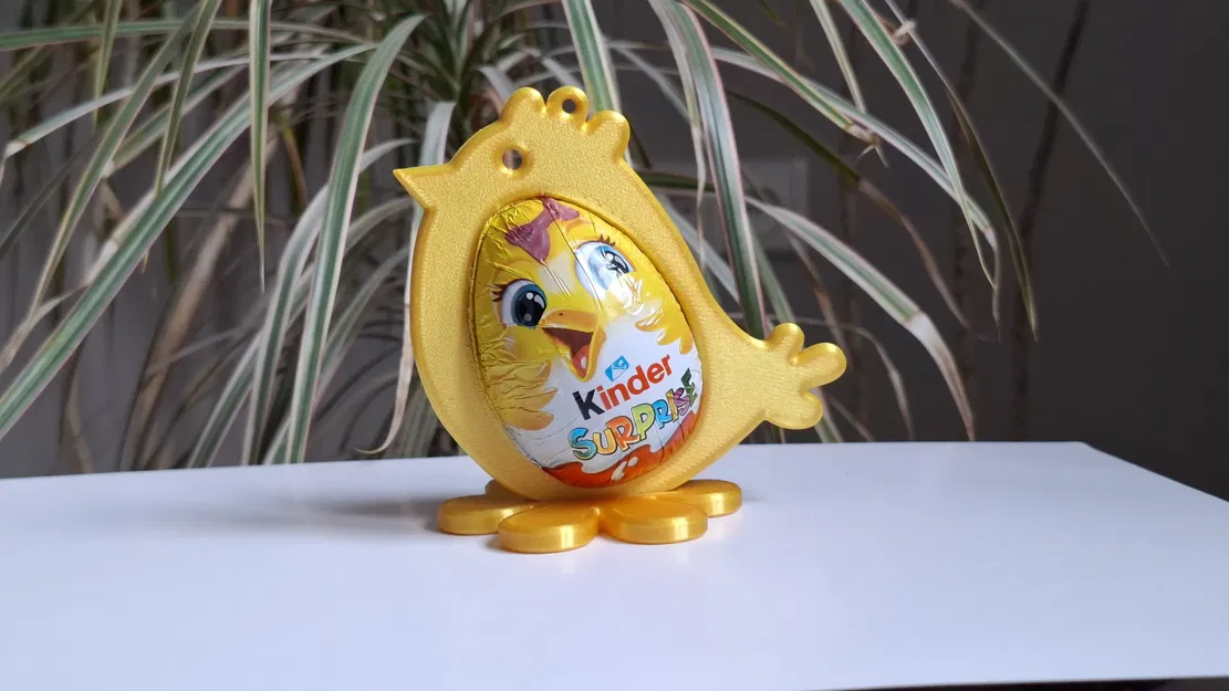 Mô hình chú gà con đựng trứng Kinder Surprise - Image 2