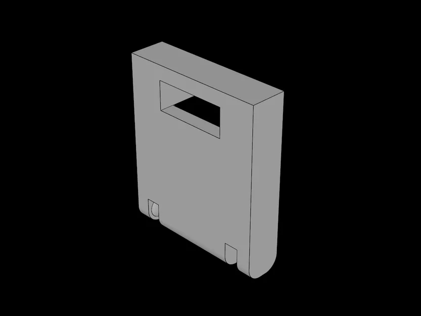 Cánh cửa Container 2x2 tương thích lắp ráp LEGO (4346.dat) - Image 1