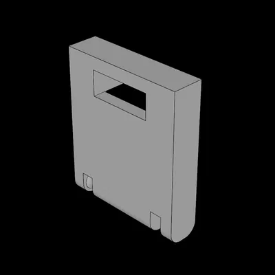 Cánh cửa Container 2x2 tương thích lắp ráp LEGO (4346.dat)