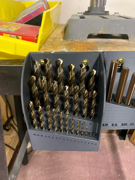 Giá treo tường đựng bộ mũi khoan hệ mét (25 món) - Image 1