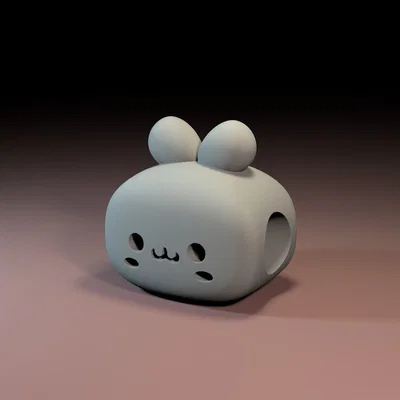 Mẫu in 3D hạt xỏ vòng hình chú thỏ Bunny Bead đáng yêu