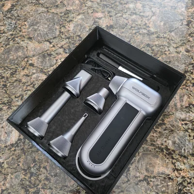 Khay lưu trữ Wolfbox MF100 Air Duster chuẩn Gridfinity tiện lợi