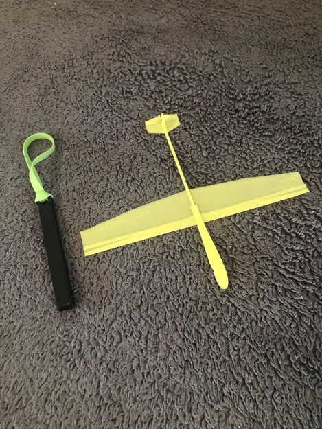 Mô hình máy bay lượn phóng bằng dây thun (Rubber Band Glider) cải tiến - Image 1