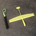 Mô hình máy bay lượn phóng bằng dây thun (Rubber Band Glider) cải tiến - Thumbnail 1
