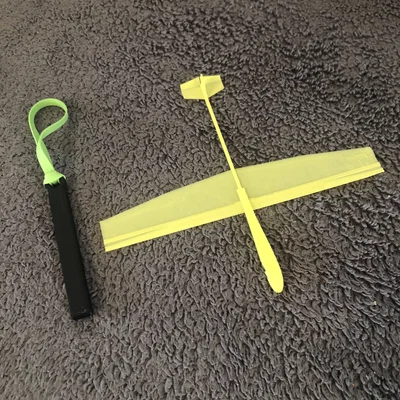 Mô hình máy bay lượn phóng bằng dây thun (Rubber Band Glider) cải tiến