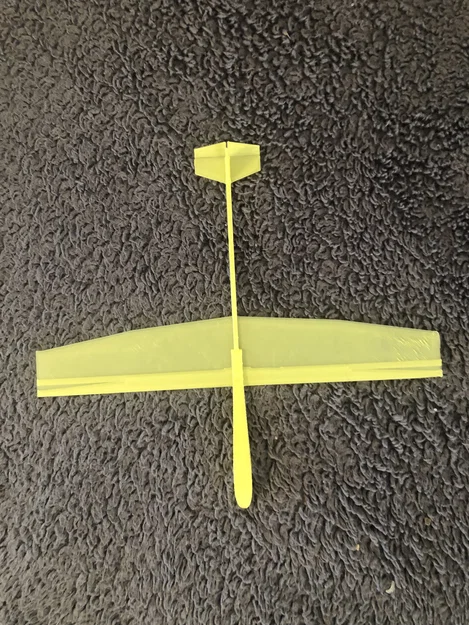 Mô hình máy bay lượn phóng bằng dây thun (Rubber Band Glider) cải tiến - Image 2