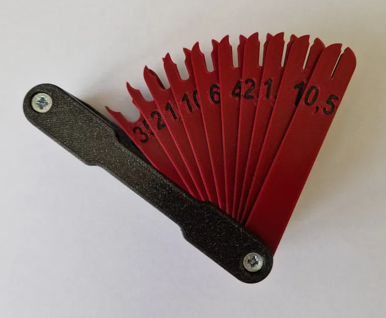 Bộ thước đo tiết diện dây điện 3D (Wire Gauge) - Tiện lợi, chính xác - Image 1