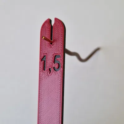 Bộ thước đo tiết diện dây điện 3D (Wire Gauge) - Tiện lợi, chính xác